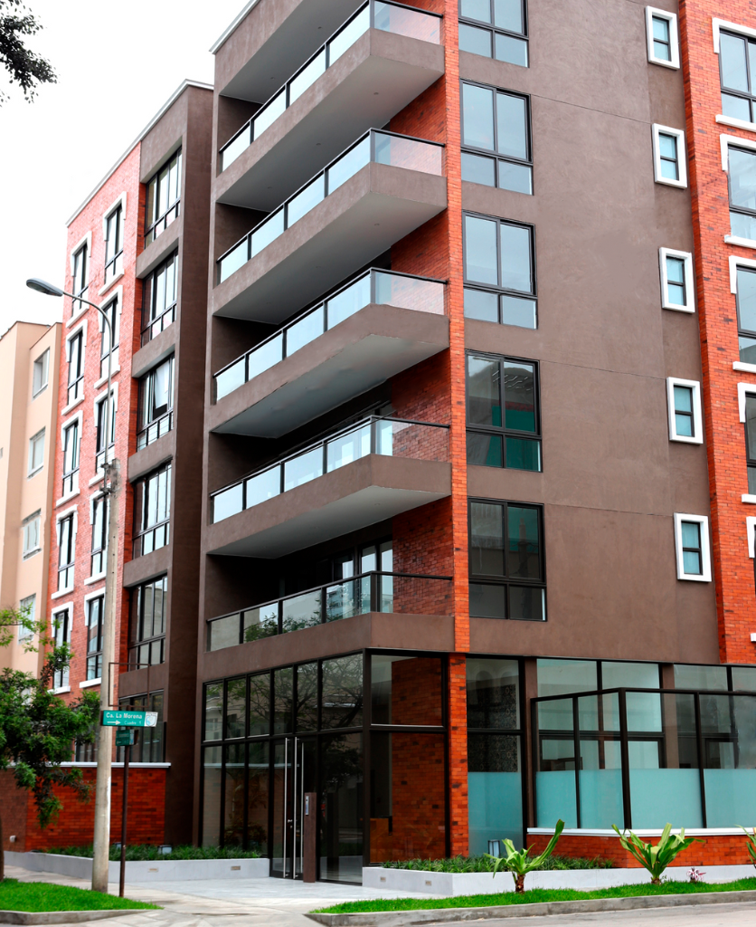 Finoglass servicio de diseño y fabricación de ventanas modernas, ventanas herméticas, ventanas anti-ruido, mamparas de vidrio, puertas de vidrio, aluminio y pvc Edificio Independencia, Miraflores | Finoglass Ventanas modernas herméticas anti-ruido